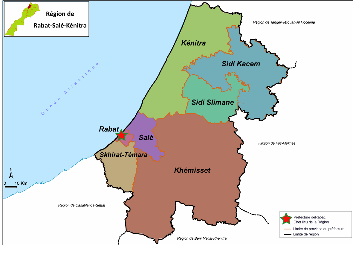 Zone d'intervention Casablanca - Mohammedia